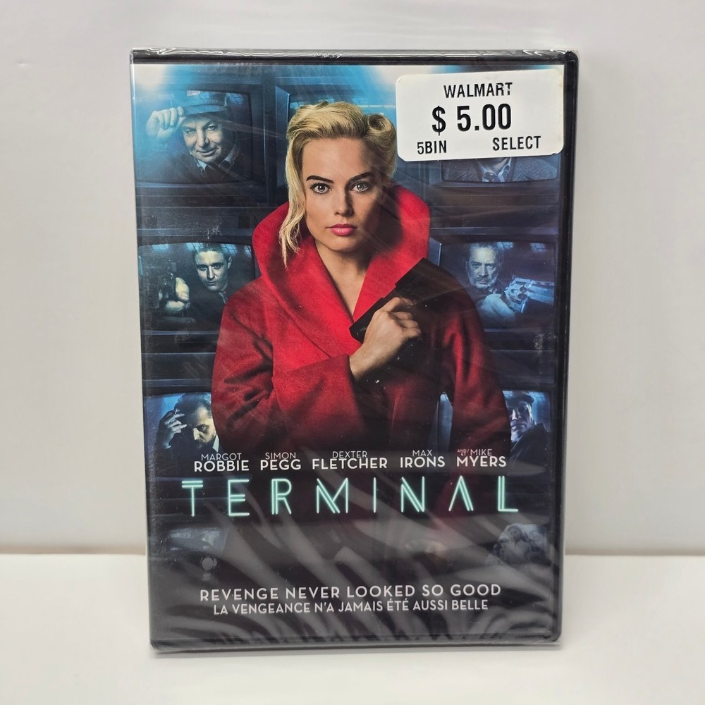 TERMINAL‎ DVD (2018) Margot Robbie Simon Pegg Mike Myers Thriller